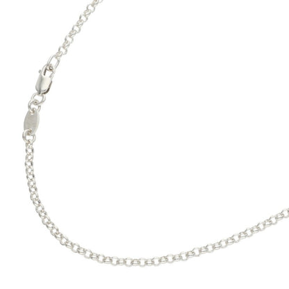 Chrome Hearts Roll Chain Silver Necklace Size 24 Inch