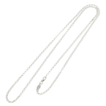 Chrome Hearts Roll Chain Silver Necklace Size 24 Inch