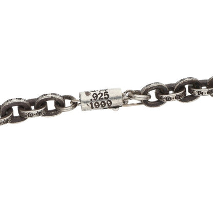 Chrome Hearts PAPER CHAIN Silver Necklace Size 24 Inch