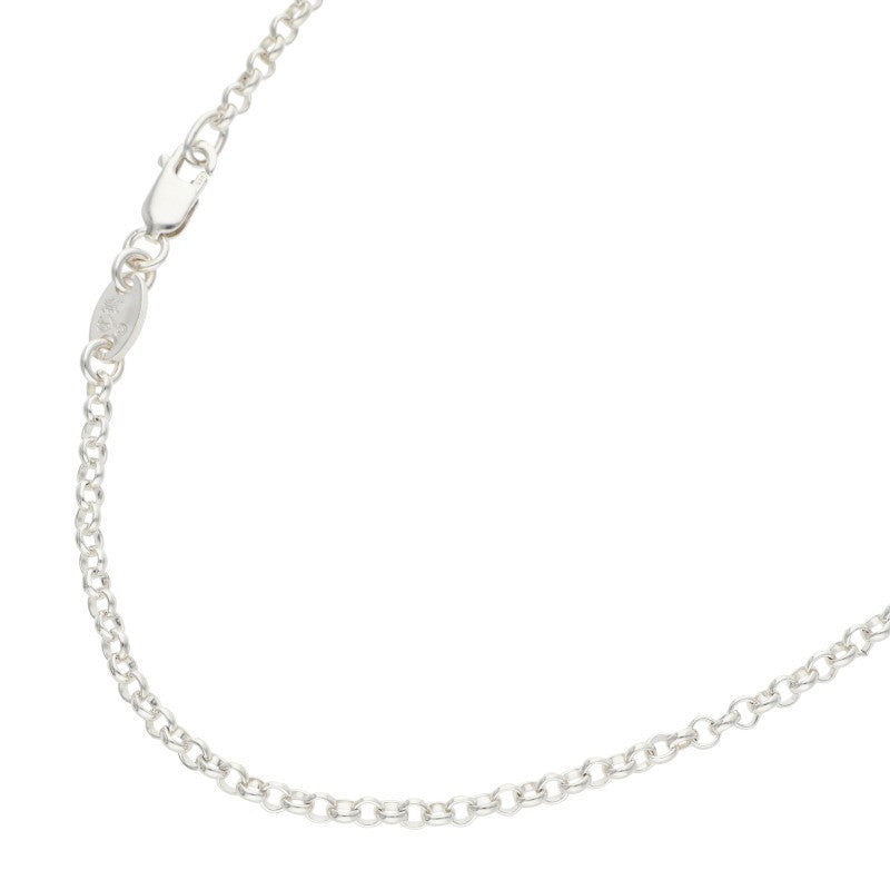 Chrome Hearts Roll Chain Silver Necklace Size 24 Inch