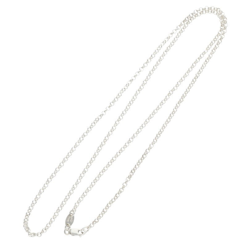Chrome Hearts Roll Chain Silver Necklace Size 24 Inch
