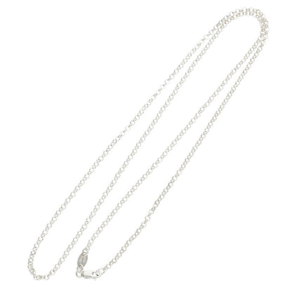 Chrome Hearts Roll Chain Silver Necklace Size 24 Inch