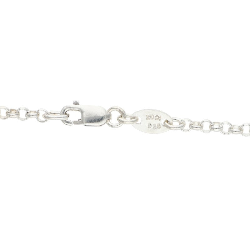 Chrome Hearts Roll Chain Silver Necklace Size 24 Inch