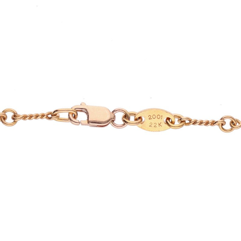 Chrome Hearts 22K YG Twist Chain Necklace Size 20 Inch