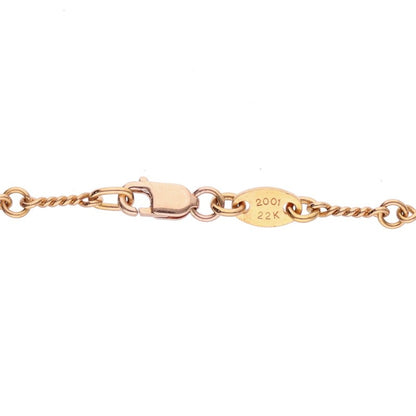 Chrome Hearts 22K YG Twist Chain Necklace Size 20 Inch