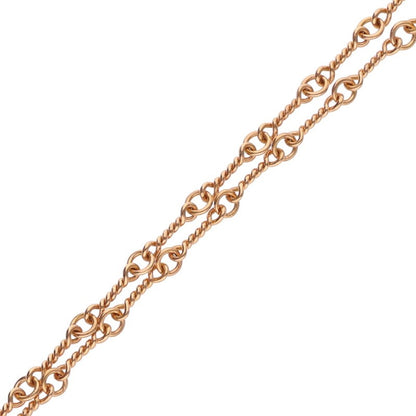 Chrome Hearts 22K YG Twist Chain Necklace Size 20 Inch