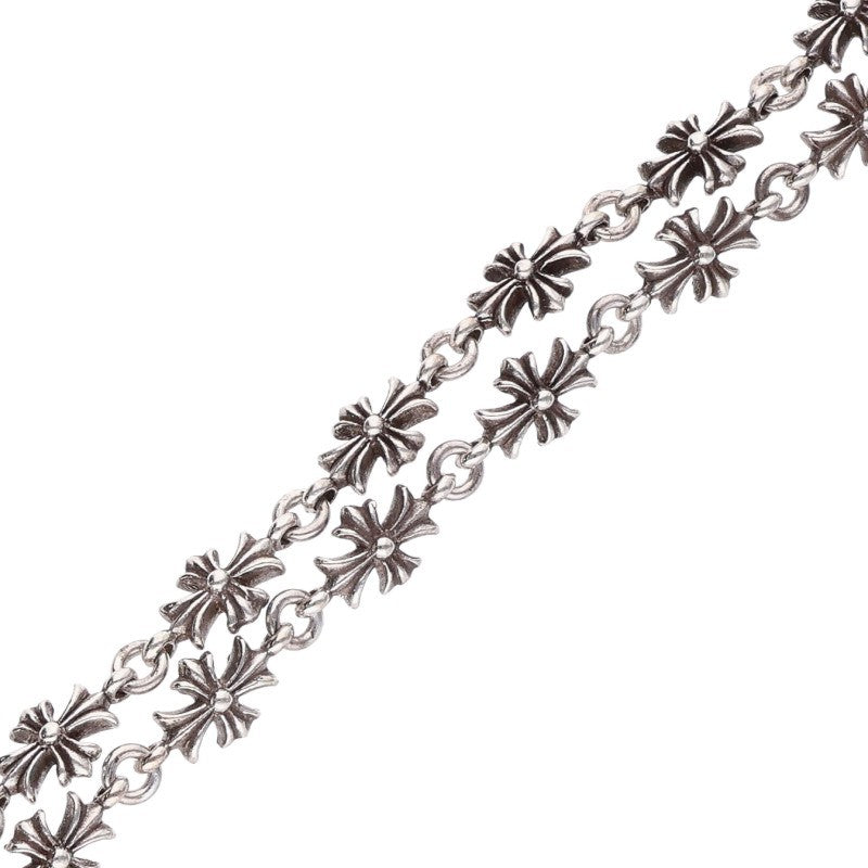 Chrome Hearts CHKE CHN TNYE W CH CRS Silver Necklace