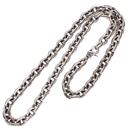 Chrome Hearts LRG Paper Chain Necklace Silver Size 20