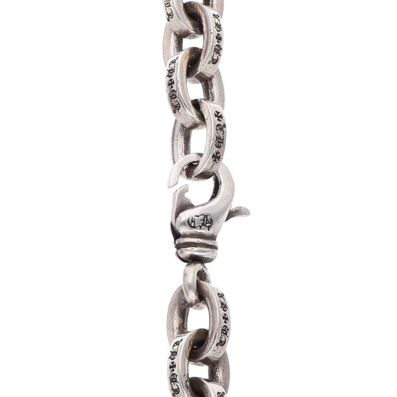 Chrome Hearts LRG Paper Chain Necklace Silver Size 20