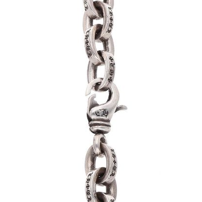 Chrome Hearts LRG Paper Chain Necklace Silver Size 20
