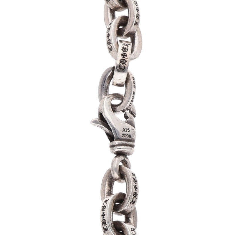 Chrome Hearts LRG Paper Chain Necklace Silver Size 20