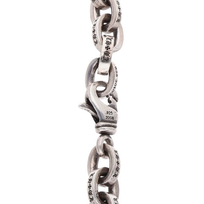 Chrome Hearts LRG Paper Chain Necklace Silver Size 20