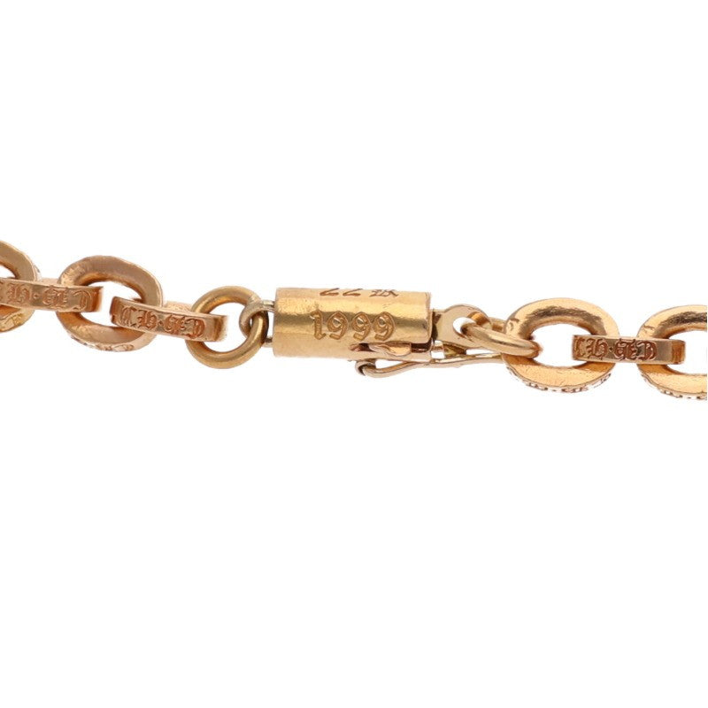 Chrome Hearts 22K Gold Paper Chain Necklace Size 20 Inch