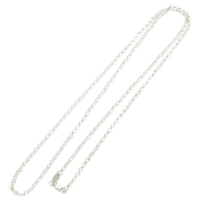 Chrome Hearts Roll Chain Silver Necklace Size 24 Inch