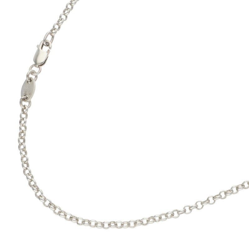 Chrome Hearts Roll Chain Silver Necklace Size 30 Inch