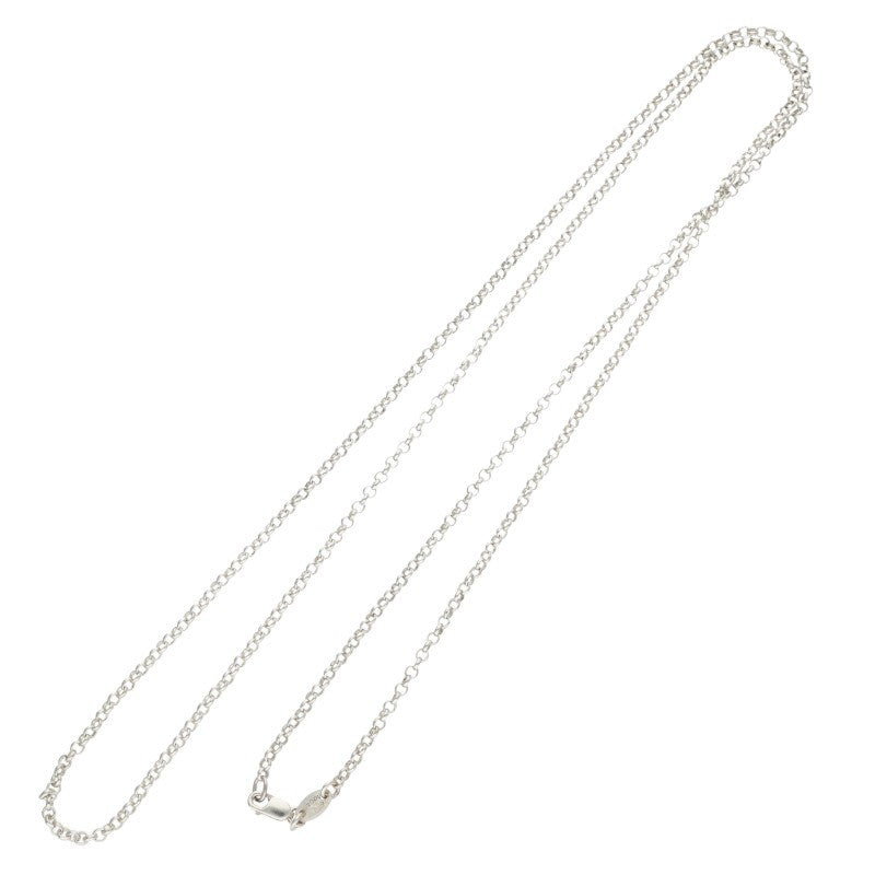 Chrome Hearts Roll Chain Silver Necklace Size 30 Inch