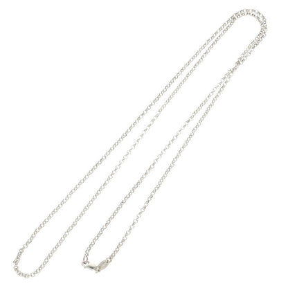 Chrome Hearts Roll Chain Silver Necklace Size 30 Inch