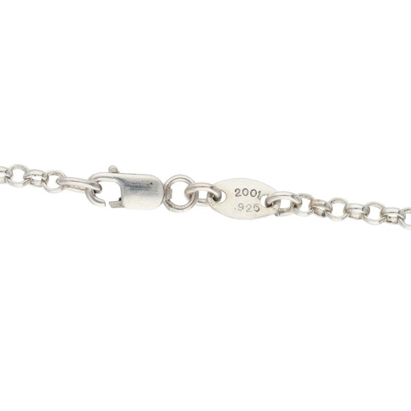 Chrome Hearts Roll Chain Silver Necklace Size 30 Inch