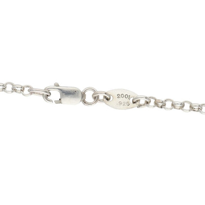 Chrome Hearts Roll Chain Silver Necklace Size 30 Inch