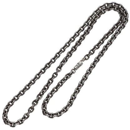 Chrome Hearts 925 Silver Paper Chain Necklace Size 24 Inch