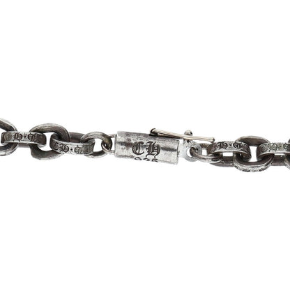 Chrome Hearts 925 Silver Paper Chain Necklace Size 24 Inch
