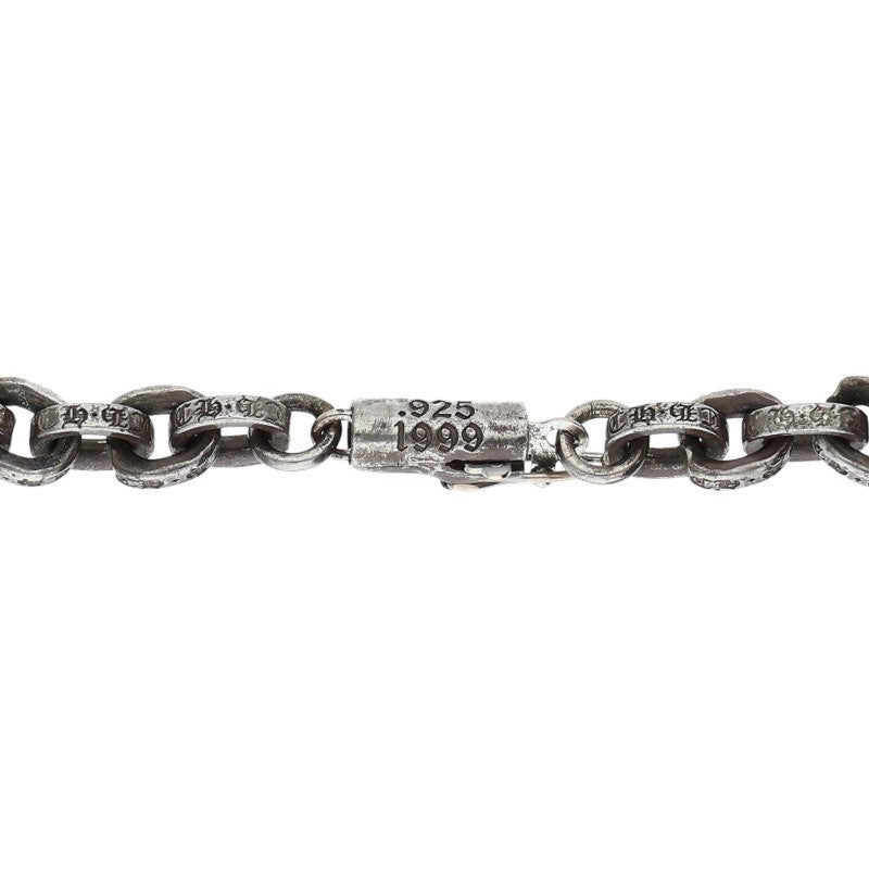 Chrome Hearts 925 Silver Paper Chain Necklace Size 24 Inch
