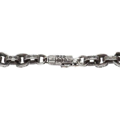 Chrome Hearts 925 Silver Paper Chain Necklace Size 24 Inch