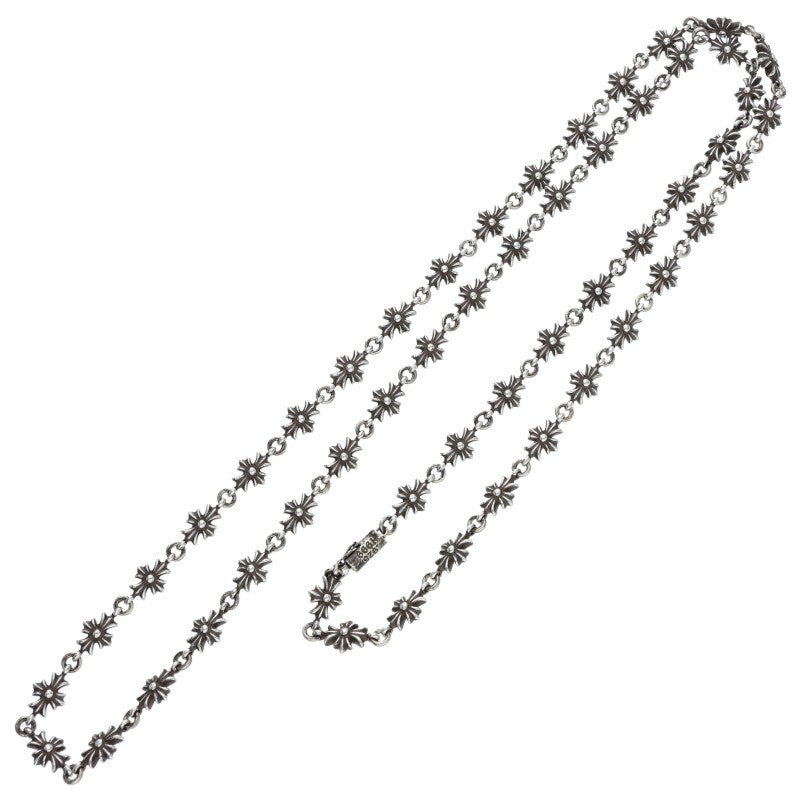 Chrome Hearts TINY E CH PLS Silver Necklace Size 30 Inch