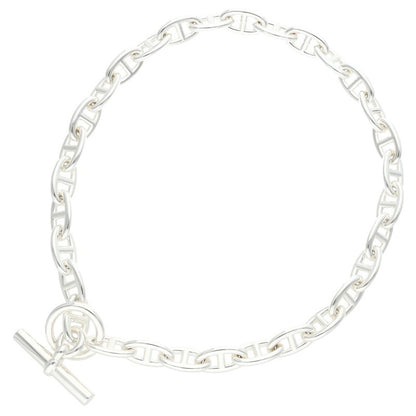 HERMES Chaine d'Ancre GM Silver Necklace Size GM