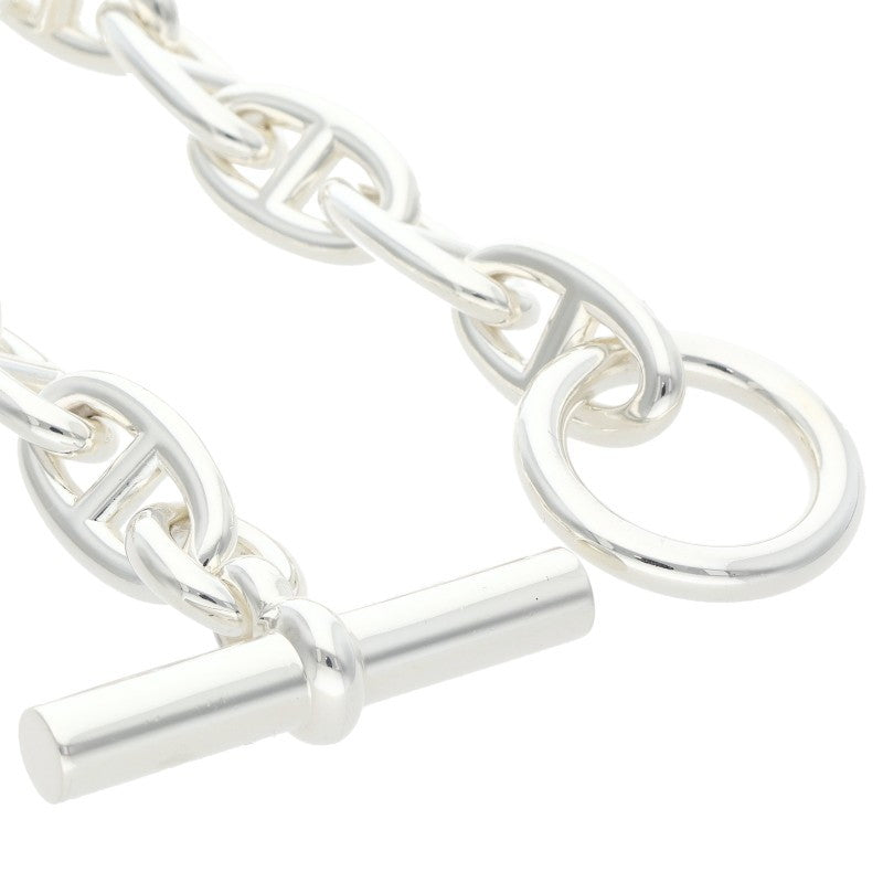 HERMES Chaine d'Ancre GM Silver Necklace Size GM