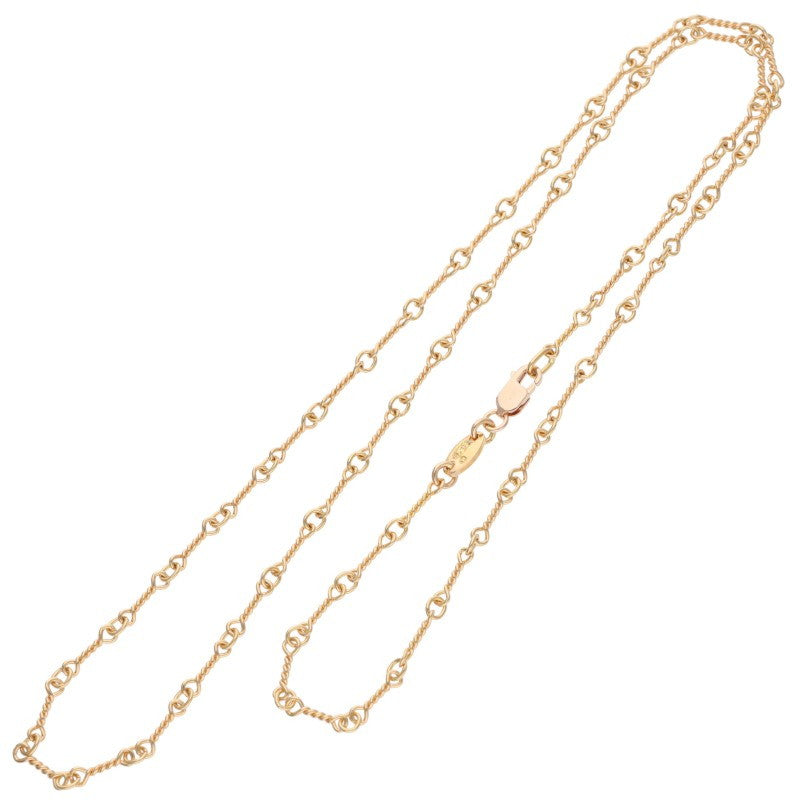 Chrome Hearts 22K T20 Twist Chain Gold Necklace Size 20 Inch
