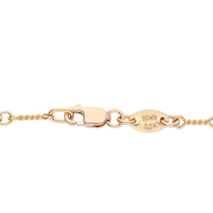 Chrome Hearts 22K T20 Twist Chain Gold Necklace Size 20 Inch