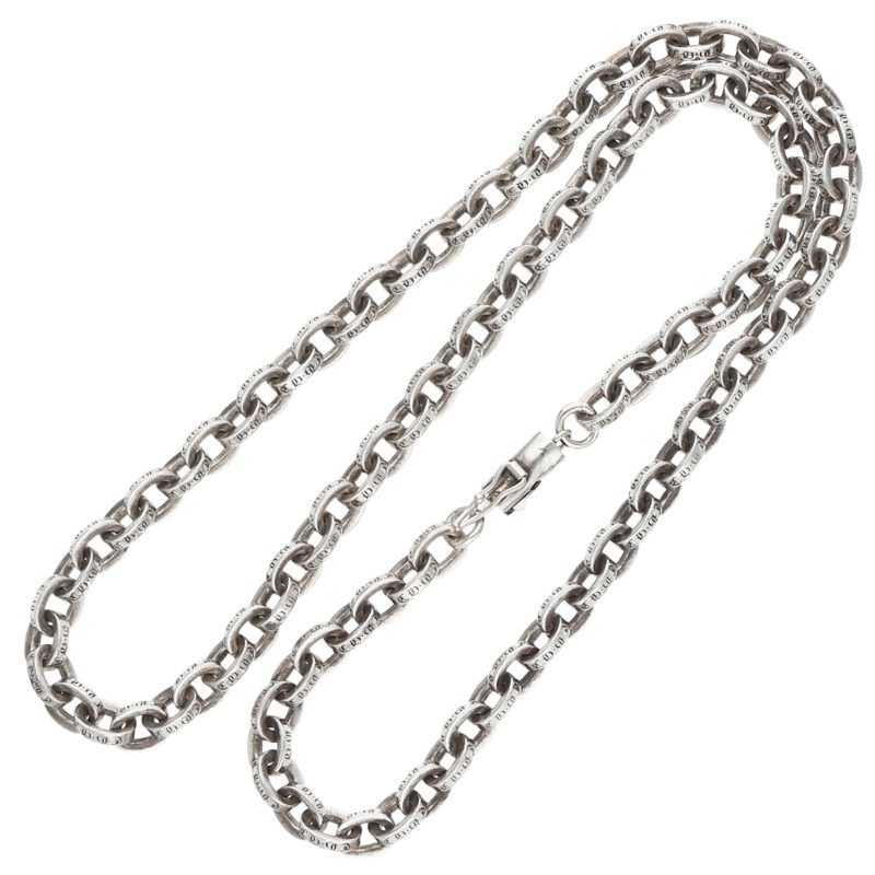 Chrome Hearts Silver 925 14K Chain Necklace Size 16 Inch