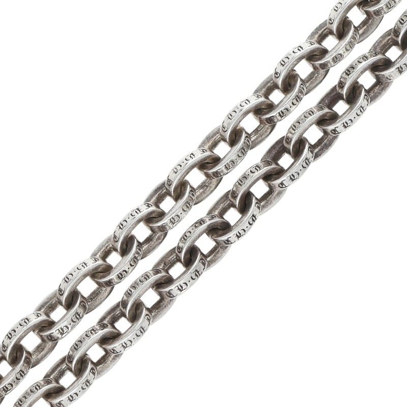 Chrome Hearts Silver 925 14K Chain Necklace Size 16 Inch