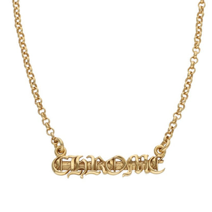 Chrome Hearts 22K NKLC CHAIN Gold Necklace Size 18 Inch