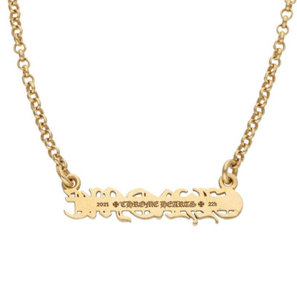 Chrome Hearts 22K NKLC CHAIN Gold Necklace Size 18 Inch