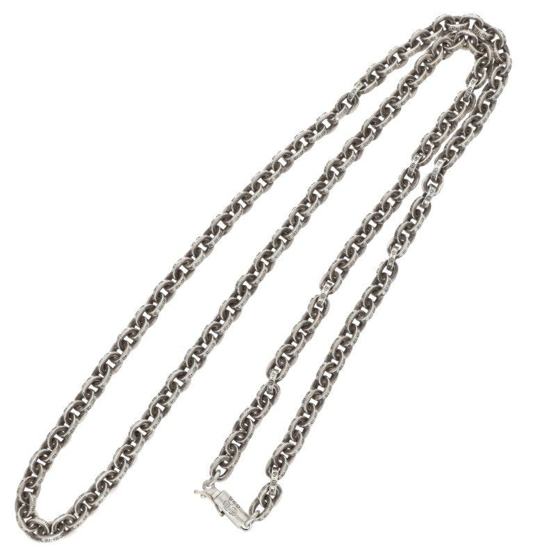 Chrome Hearts PAPER CHAIN Silver Necklace Size 24 Inch