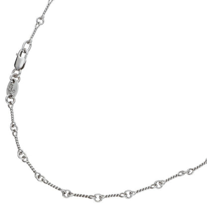 Chrome Hearts 18KWG Twist Chain Necklace Size 20 Inch