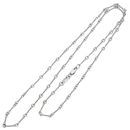 Chrome Hearts 18KWG Twist Chain Necklace Size 20 Inch