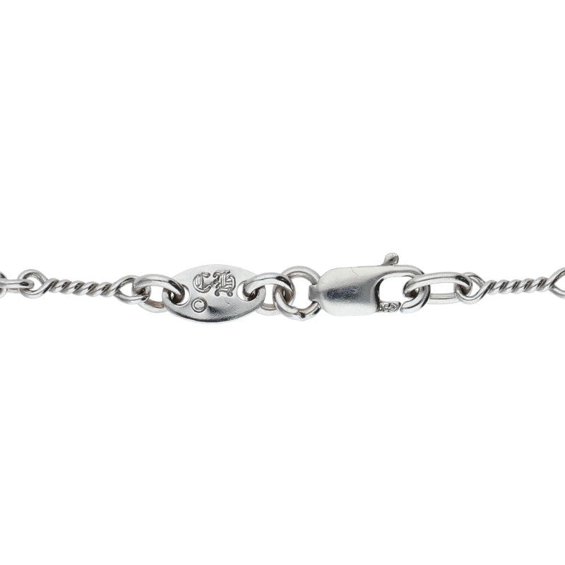 Chrome Hearts 18KWG Twist Chain Necklace Size 20 Inch