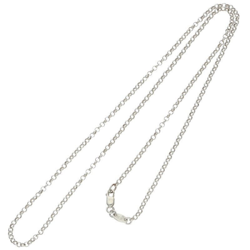 Chrome Hearts Roll Chain Necklace Silver Size 20 Inch