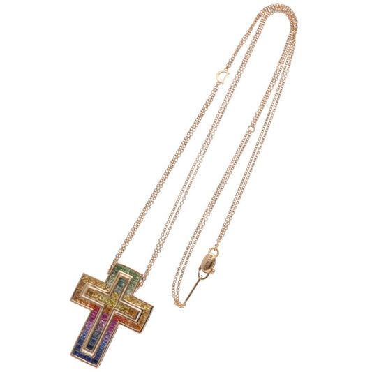 DAMIANI Belle Epoque 95th Anniv Rainbow Necklace Size L