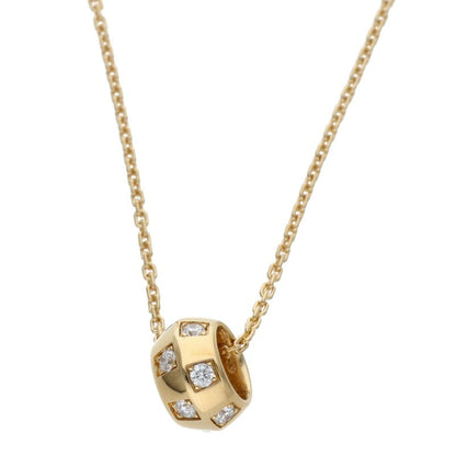 LOUISVUITTON Damier K18YG Diamond Necklace