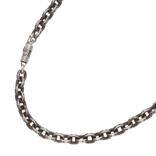 Chrome Hearts Paper Chain Necklace Silver Size 20 Inch