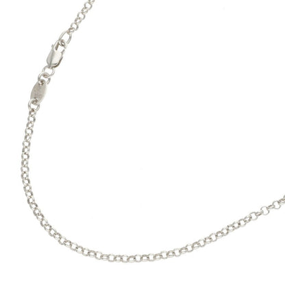 Chrome Hearts Roll Chain Silver Necklace Size 18 Inch