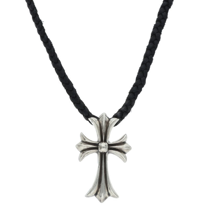 Chrome Hearts SML CH Cross Bolo Tip Silver Necklace Multi