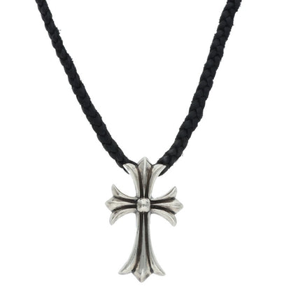 Chrome Hearts SML CH Cross Bolo Tip Silver Necklace Multi