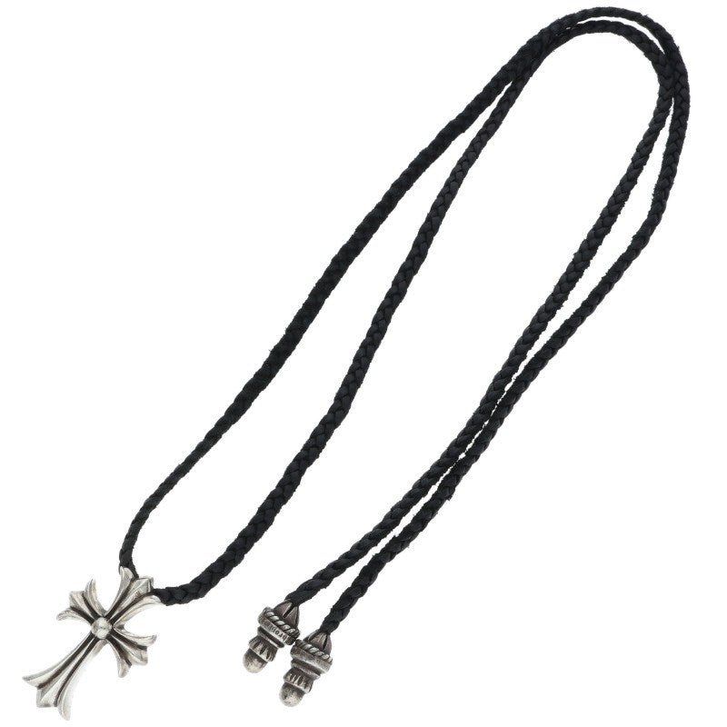 Chrome Hearts SML CH Cross Bolo Tip Silver Necklace Multi