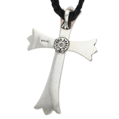 Chrome Hearts Large CH Cross Bolo Tip Silver Necklace Multi