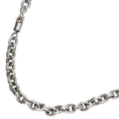 Chrome Hearts Paper Chain Necklace Silver Size 20 Inch